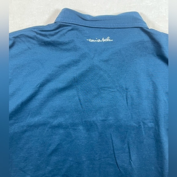 Travis Matthew XXL Patchwork Navy Golf Polo Shirt Performance Stretch Shirt - Picture 6 of 8